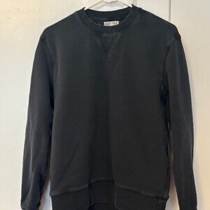 Alex Mill Washed Black Men's Crewneck Sweatshirt - XS